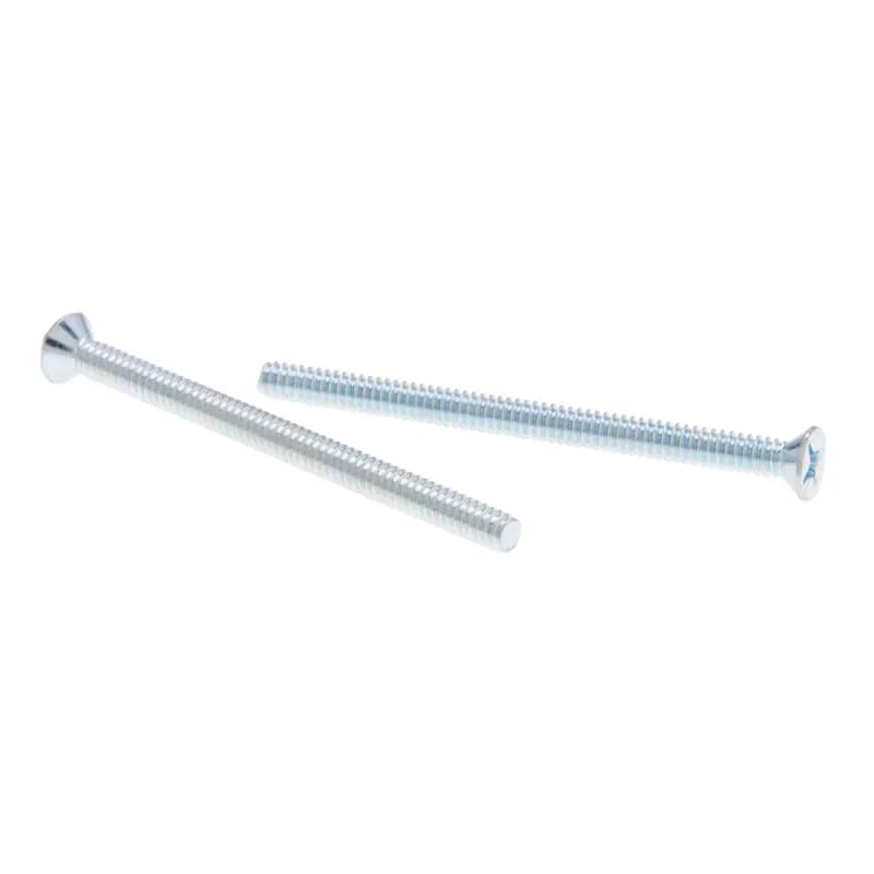 1/4-20 x 1 FLAT HEAD PHILLIPS MACHINE SCREW - ZINC