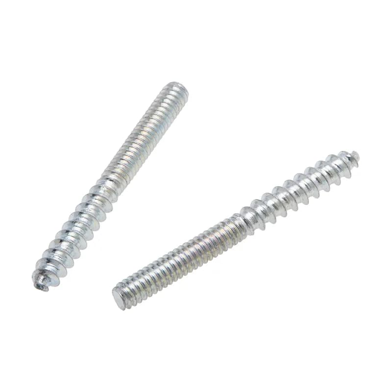 NSI Industries HAB12PLB - 3/8 x 6 Hanger Bolt USA Made Plain Finish