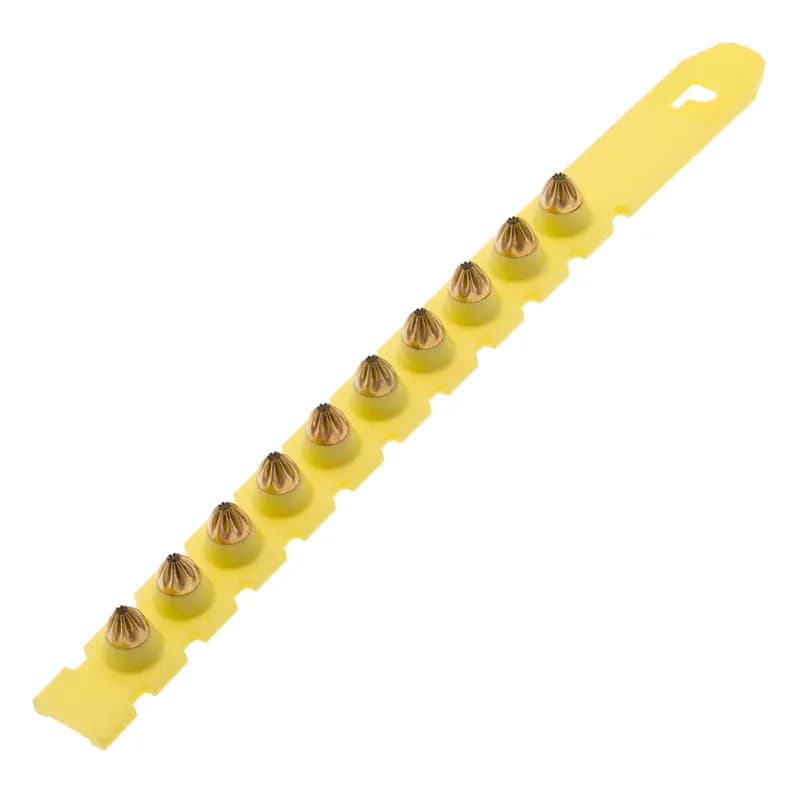 .25 Caliber 10 Load Strip Yellow Plastic