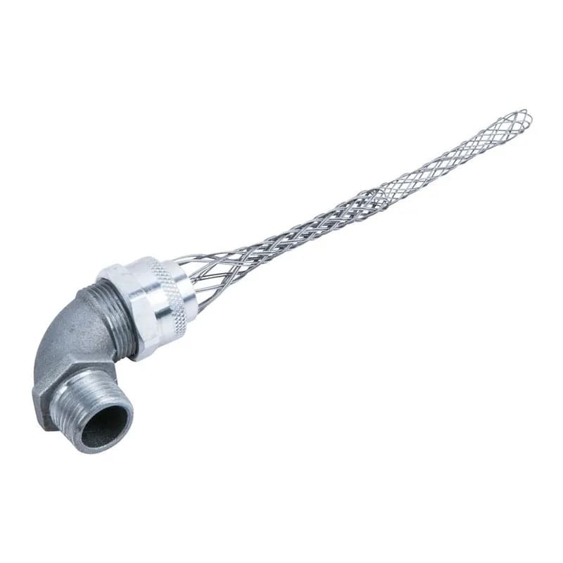 NSI Industries RSR-9005-E - Cord Grip, alum, 90 deg, 3/8" NPT, cable range .250 - .312 with mesh