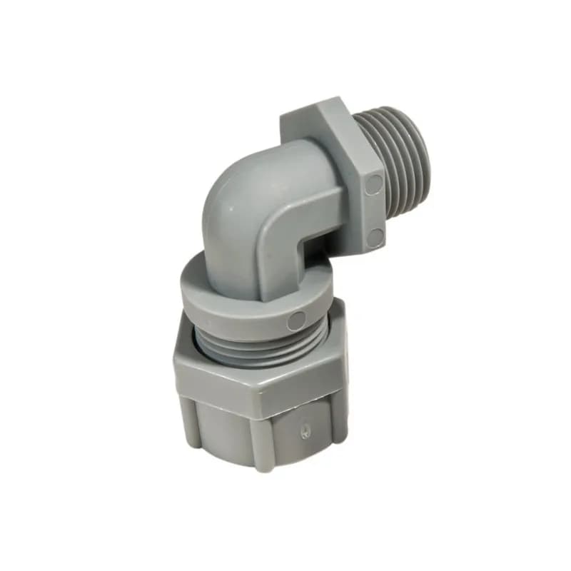 Cord Connector, nylon, 90 deg, 3/4" NPT, cable range .500 - .562