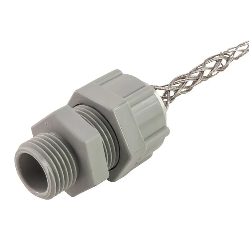 NSI Industries RSP-209-E - Cord Connector, nylon, 3/4" NPS, cable range .500 - .562 with mesh