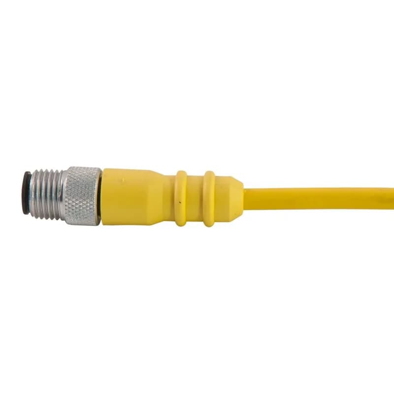 NSI Industries 204E0200G - Dual Key Micro-Link Plug Assembly, PVC Braided, Male, 4 pole, 20', 22 AWG
