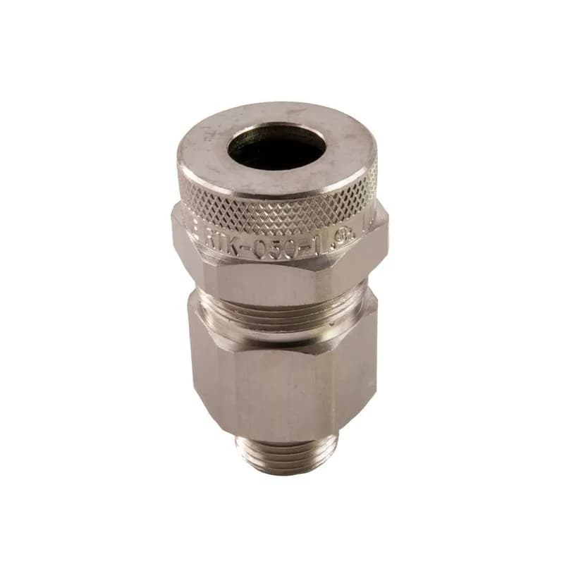 MC Cable Connector, nickel plated alum, 3/4" NPT, range over jacket .955 - 1.080, range over armor .845 - 1.00