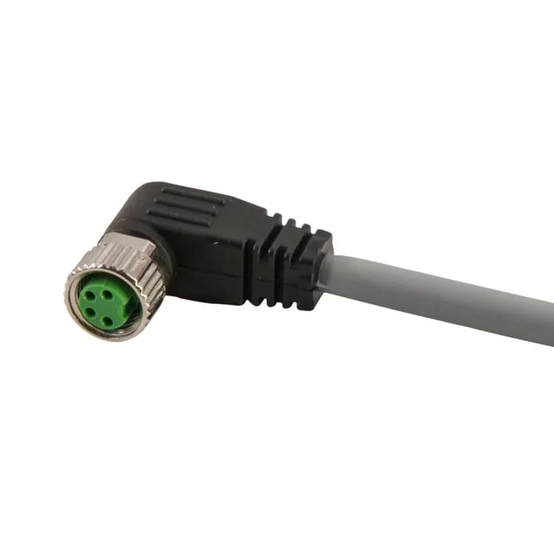 Pico-Link Plug Assembly, PVC, Female 90 deg, 4 pole, 6.6', 24 AWG