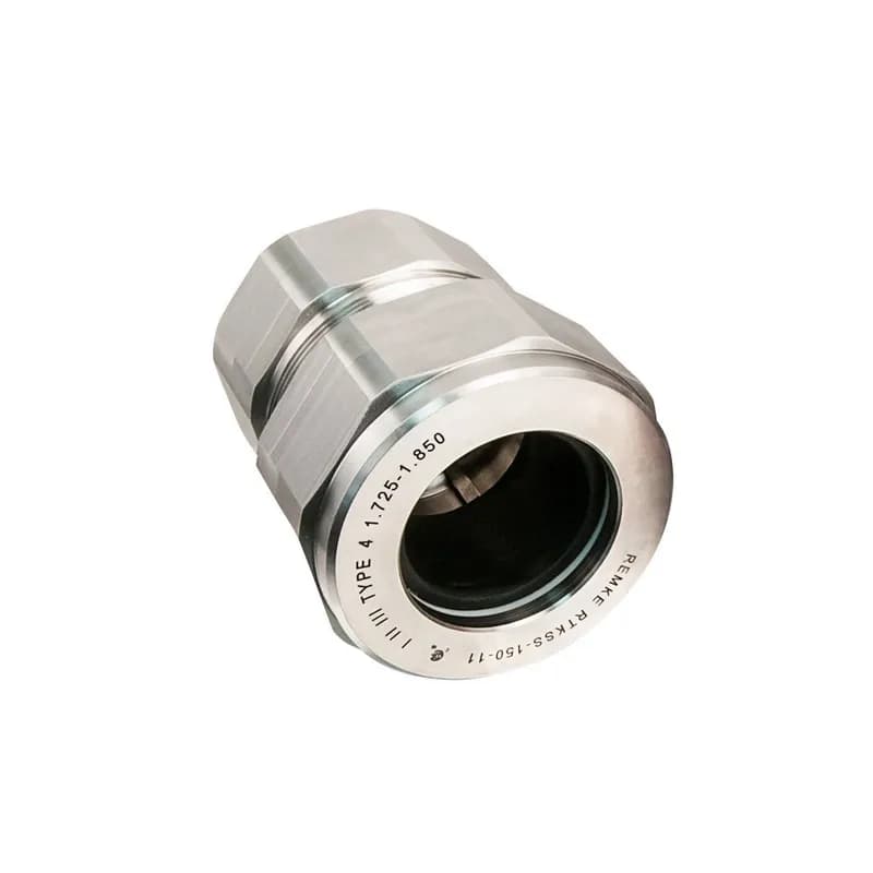 NSI Industries RTKSS-100-7 - MC Cable Connector, SS, 1" NPT, range over jacket 1.205 - 1.350, range over armor 1.095 - 1.270