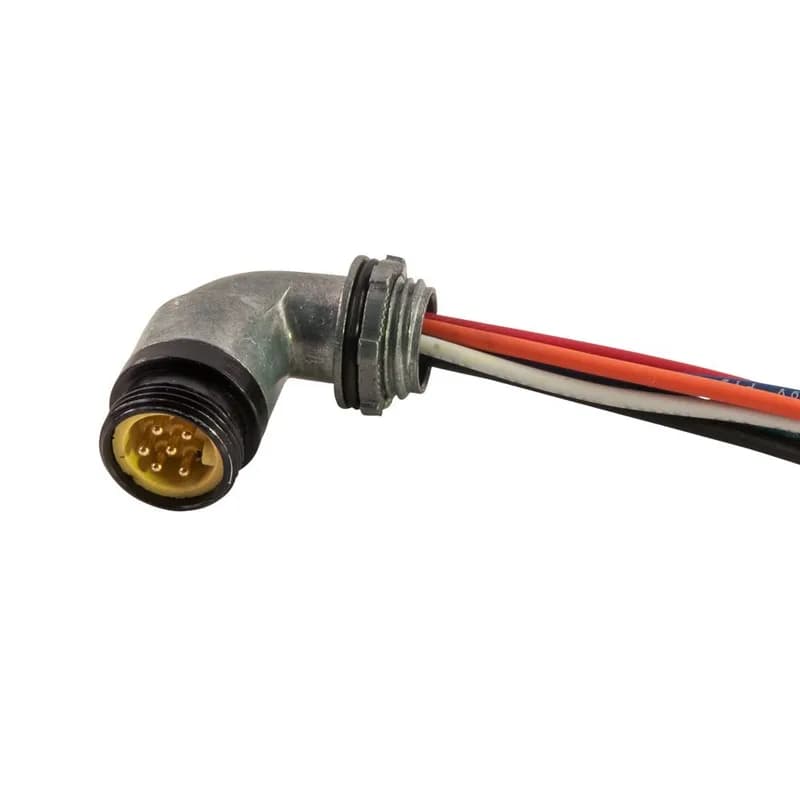 Mini-Link Receptacle, Male 90 deg, 3 pole, 1'