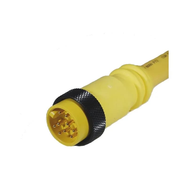 Mini-Link Plug Assembly, PVC, Male, 12 pole, 6', 16 AWG