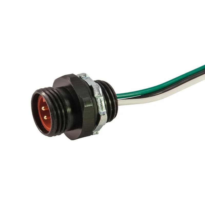 NSI Industries 105P0010MHT - Mini-Link Receptacle, Hi-Temp silicone, Male, 5 pole, 1'