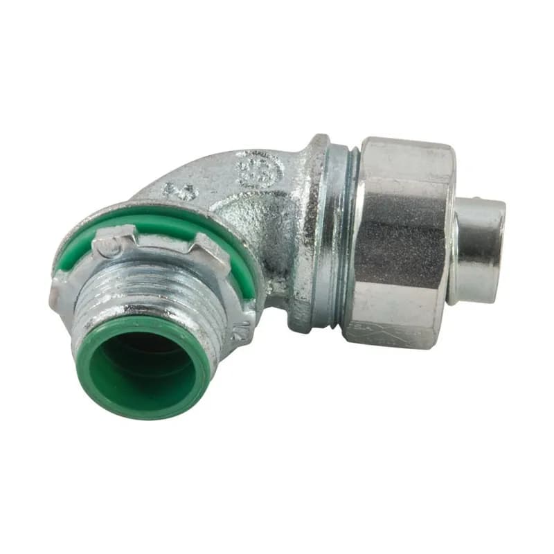 NSI Industries LML-91 - Liqua-Seal Connector, 90 deg, 3-1/2" NPT, zinc plated steel