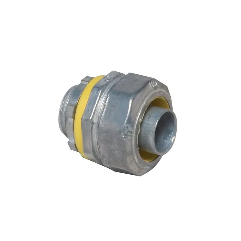 Liqua-Seal Connector, straight, 1/2" NPT, die cast zinc, insulated