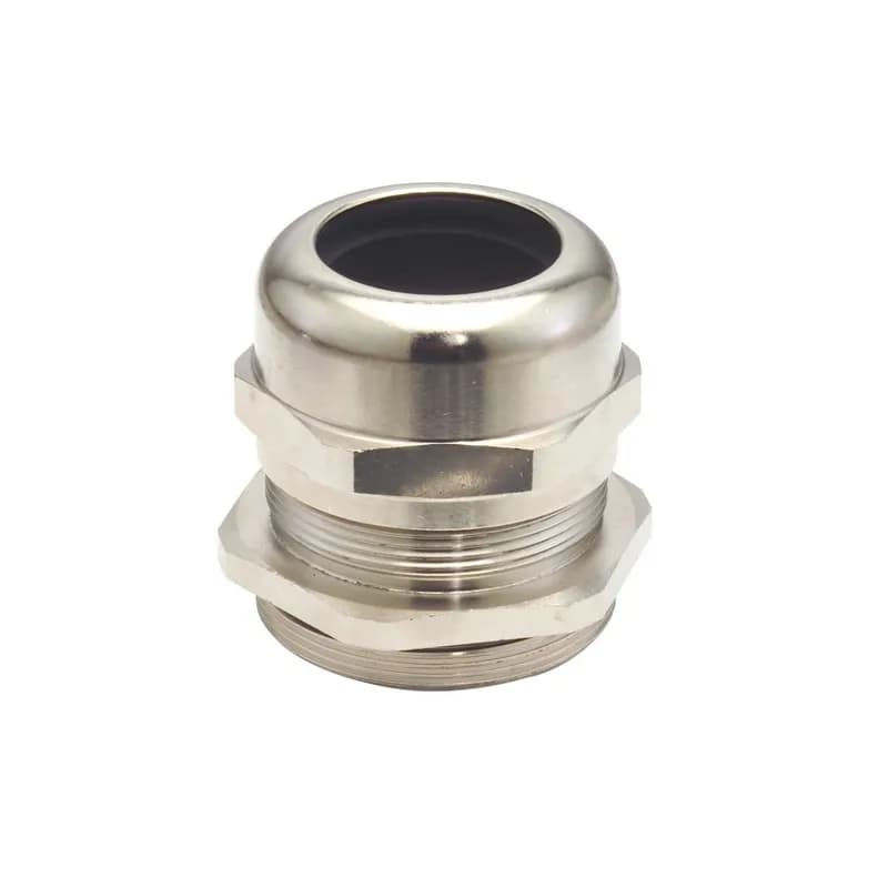 NSI Industries BRM16AA - Dome Cap Standard Cable Gland, nickel plated brass, M16, cable range .16 - .31 with o-ring