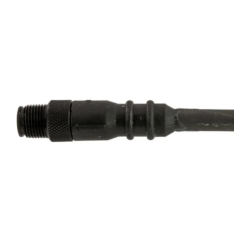 M12 Etherlink Connector, Plug Assembly, Shielded, Male, 16.4'