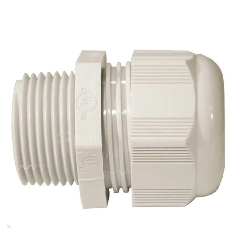 NSI Industries RD13NA-GY - Dome Cap Cable Gland, gray, Polyamide, 1/2" NPT, cable range .23 - .47