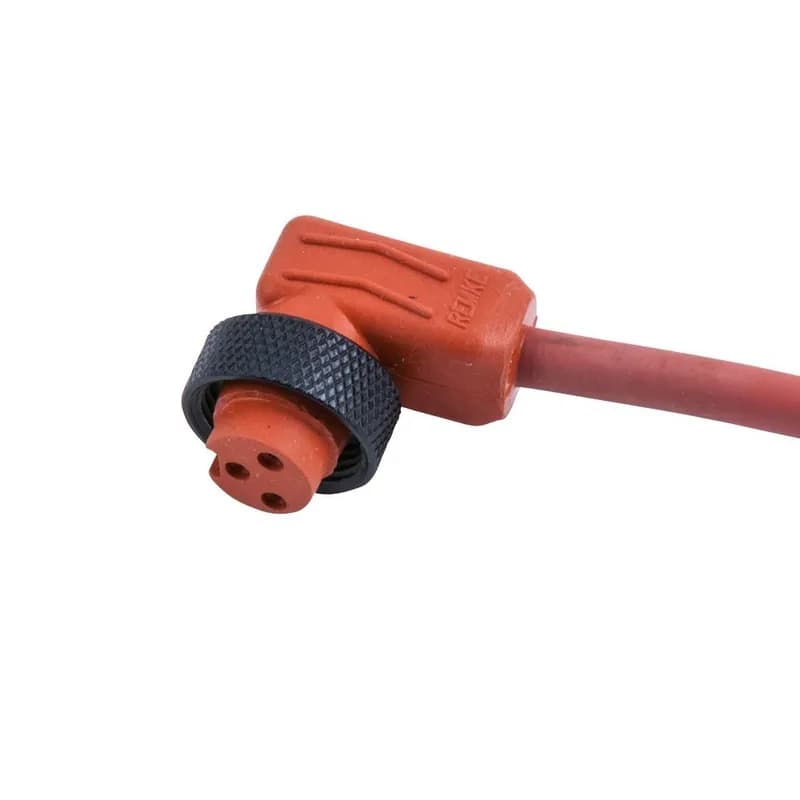 NSI Industries 103C0060AHT - Mini-Link Plug Assembly, Hi-Temp silicone, Female 90 deg, 3 pole, 6', 16 AWG
