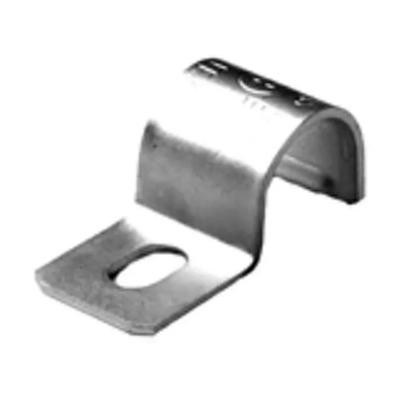 Strap, One Hole, Malleable Iron, Size 4 Inch