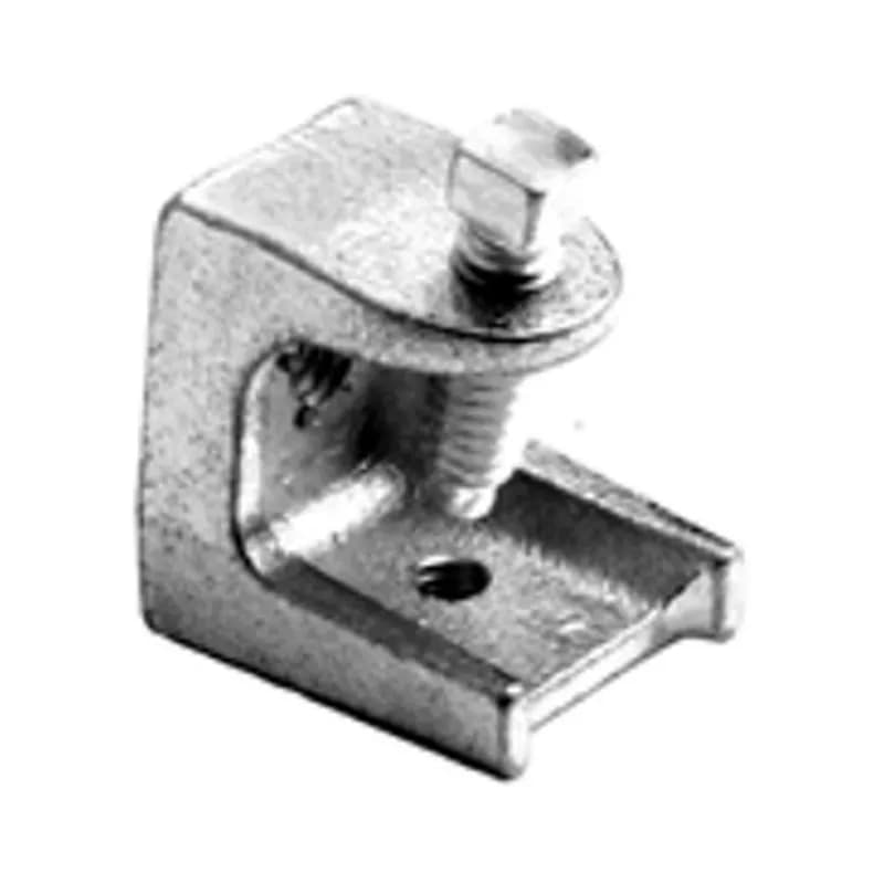 Clamp, Beam, Insulator Support, Malleable Iron, Tap Size (UNC) 1/2-13. 300 lbs Max Load.