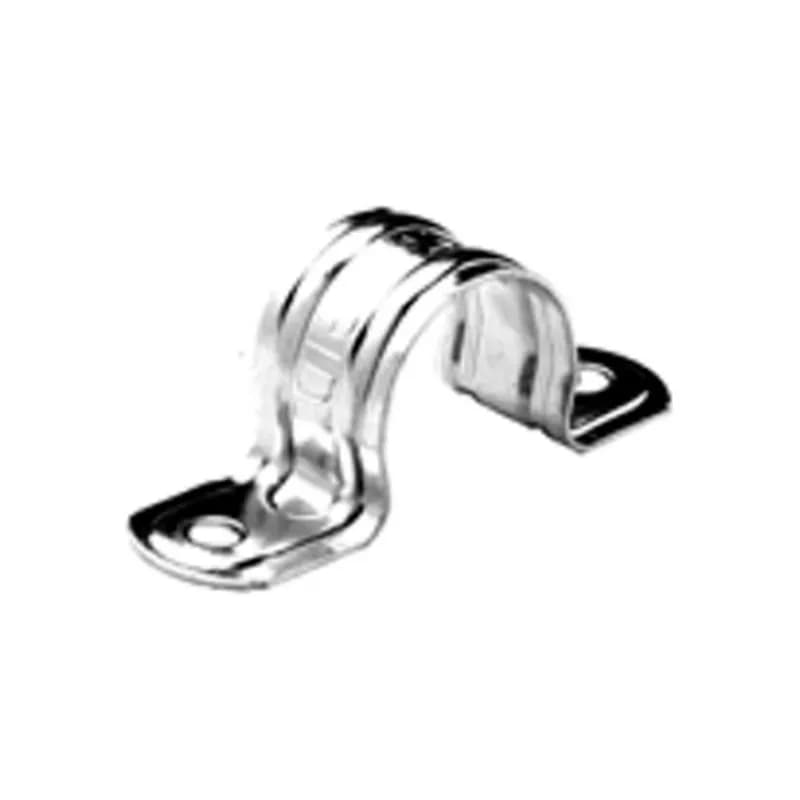 Strap, Two Hole Pipe, Steel, Size 3 1/2 Inch