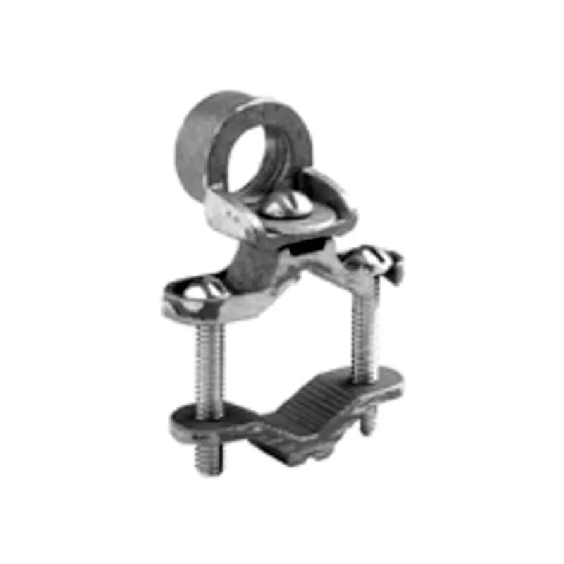 Clamp, Ground, Threaded Hub, Brass, Rigid Conduit Size 1/2 Inch, 2-1/2" - 4"