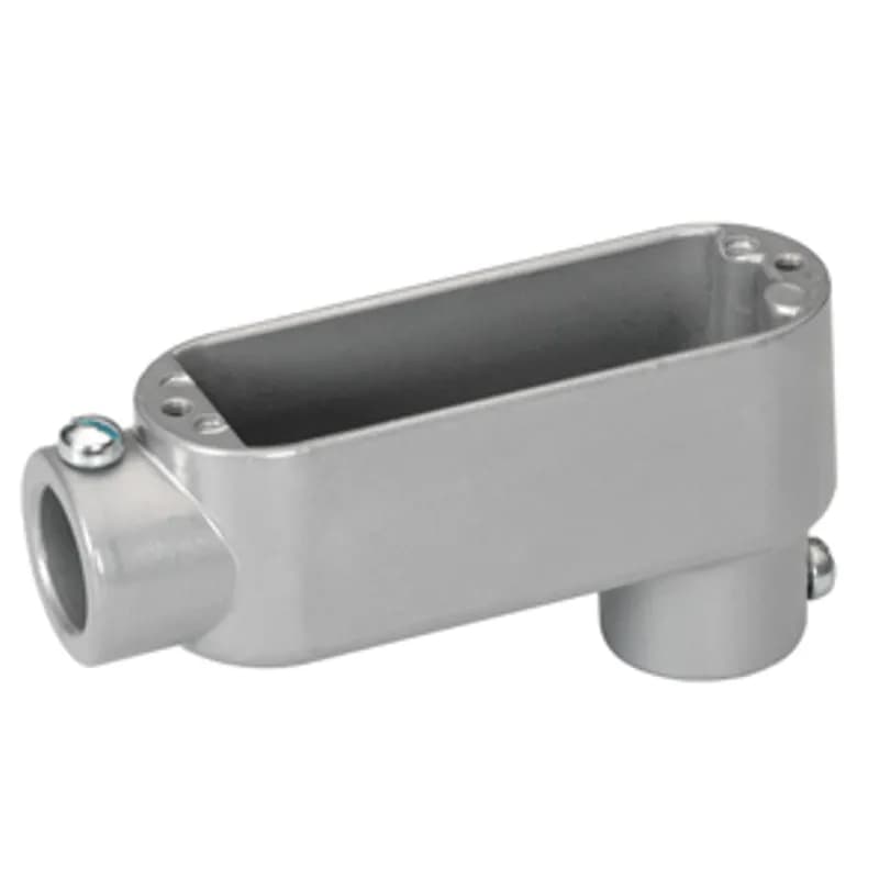 NSI Industries LB-38 - EMT Conduit Body, Type LB, Set Screw, Aluminum, Size 3 Inch