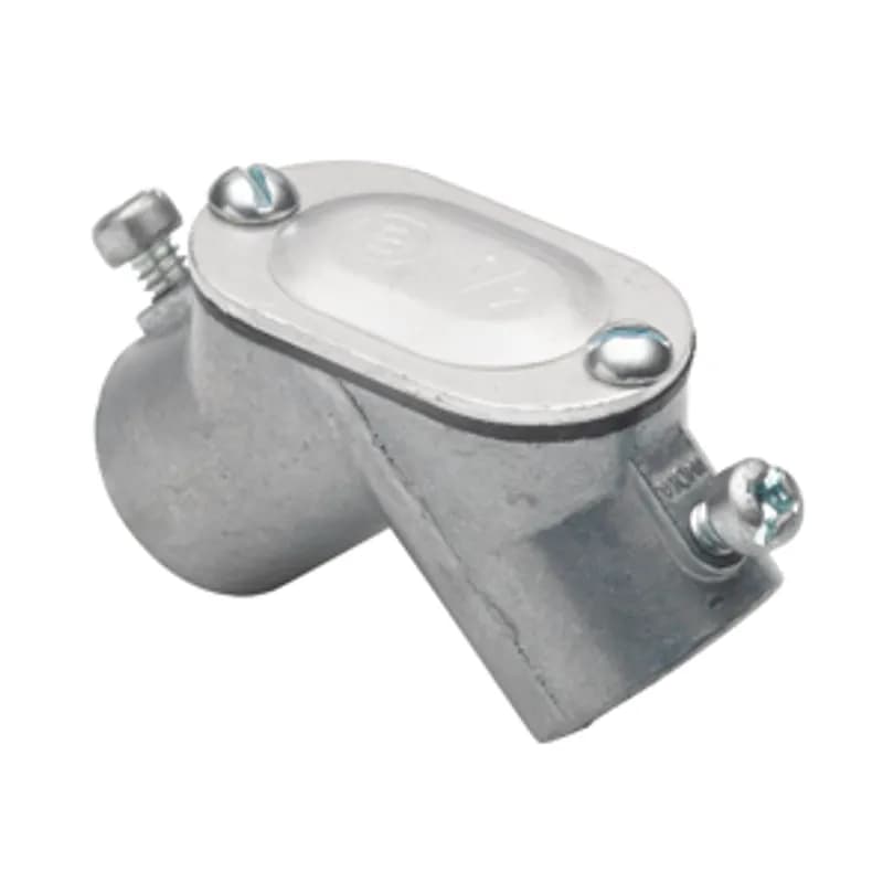 Set Screw Coupling Pull Elbow, Zinc Die Cast, Size 1/2 Inch