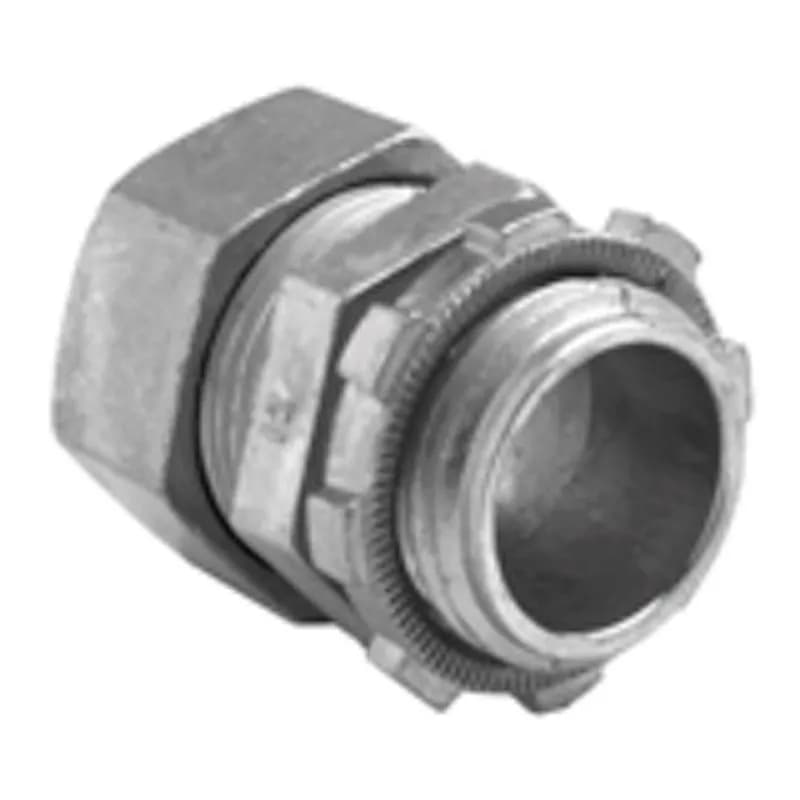 Connector, Compression, Zinc Die Cast, Size 4 Inch