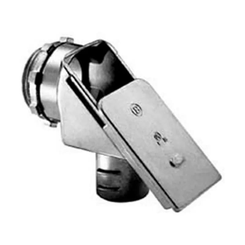 Connector, Screw-In, Zinc Die Cast, Flex Size 1 Inch, 90 deg