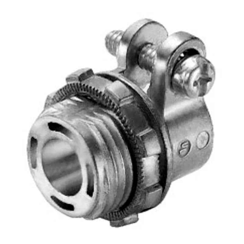 Connector, Squeeze, Zinc Die Cast, Trade Size 3/8 Inch