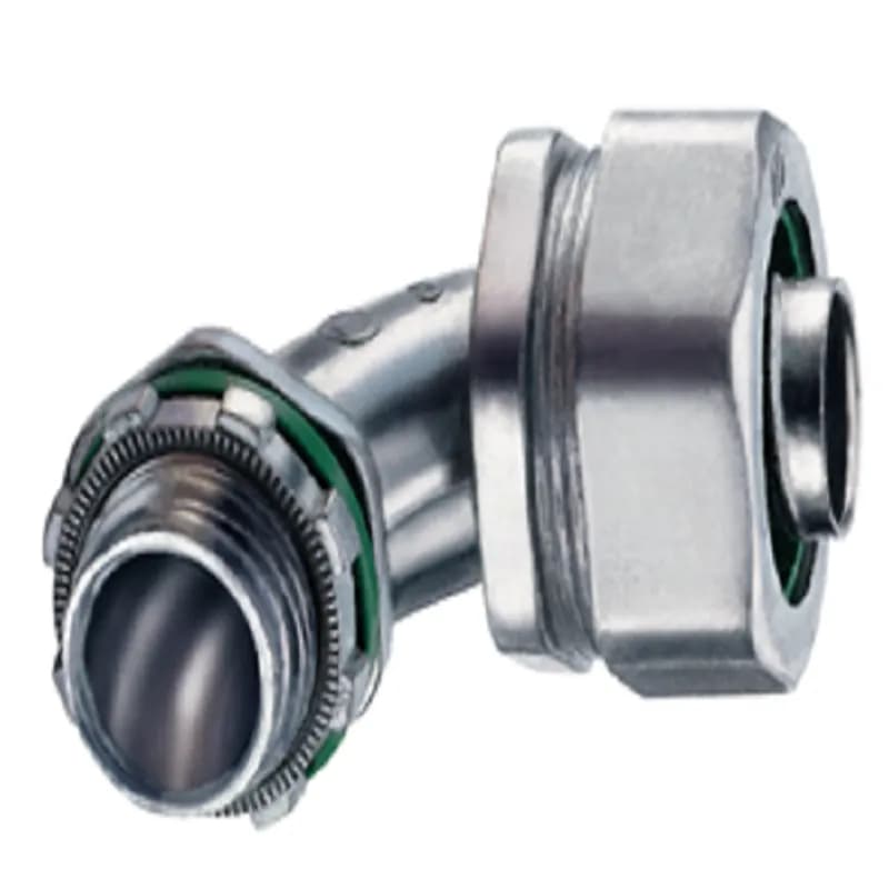 NSi Industries 469-LTI2 - Connector, Liquid Tight, Die Cast Zinc, Insulated Throat, Size 3/8 Inch