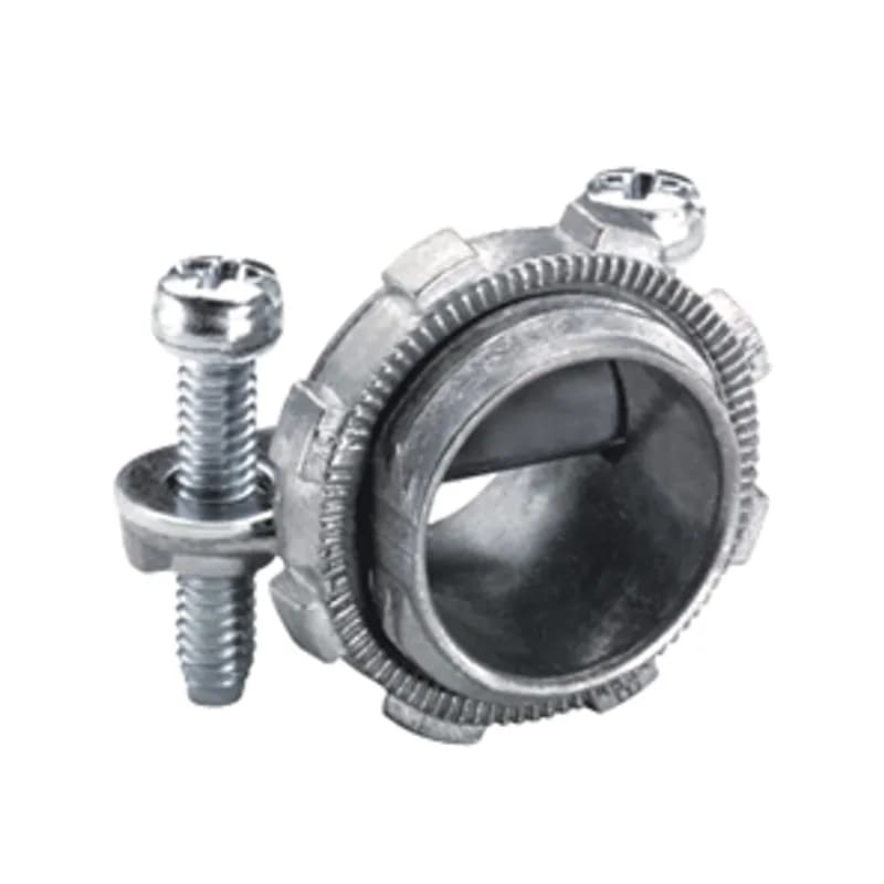 NSi Industries 650-DC2 - Connector, Strap, Two Screw, Zinc Die Cast, Oval Cable, Size K.O. 1/2 Inch