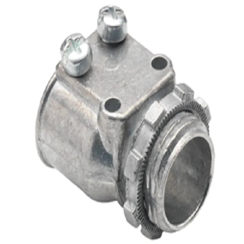 NSI Industries 602-DC2 - Connector, Duplex, Zinc Die Cast, Flex Size 3/8 Inch