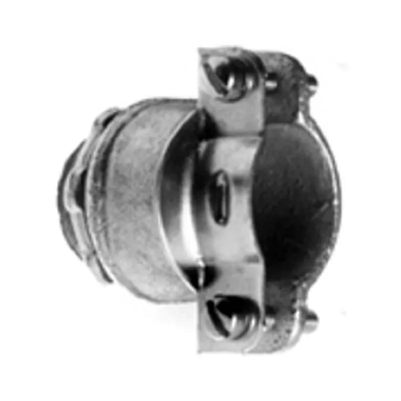 NSI Industries 653-DC2 - Connector, Strap, Two Screw, Zinc Die Cast, Size K.O. 1/2 Inch, AC Only