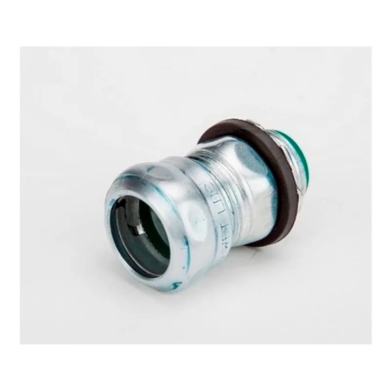 Connector, Compression, Steel, Insulated Throat - 105 Degree C, size 4"