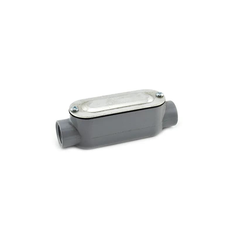 Rigid and IMC Conduit Body, Type C, Aluminum, Cover and Gasket, Size 3 Inch