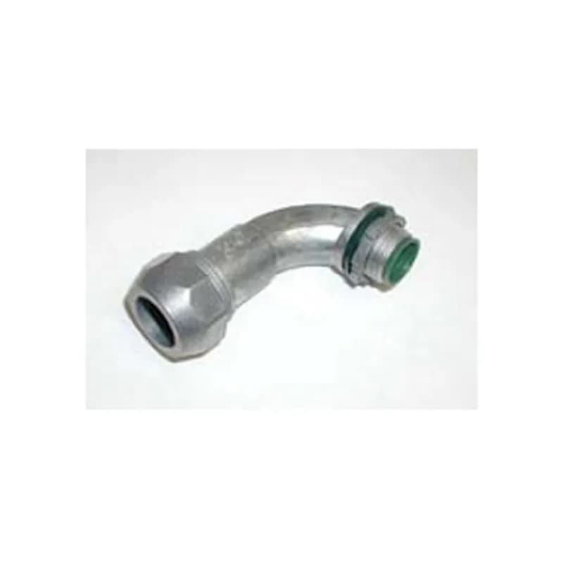 NSI Industries 895-DCI2 - Mighty-Seal Jacketed MC Cable Connector. 90 Degree PVC Jacketed MC and TECK Cable Connector with Insulated Throat