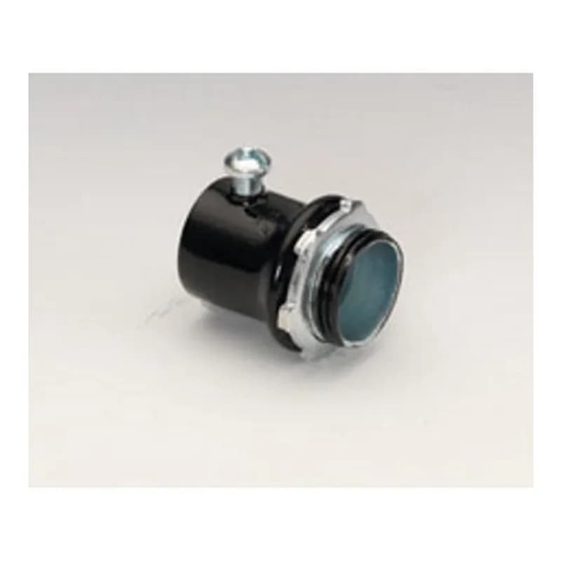 NSI Industries 231-SBLK - EMT Connectors, Color-Coded, Steel, Black, Size 3/4"