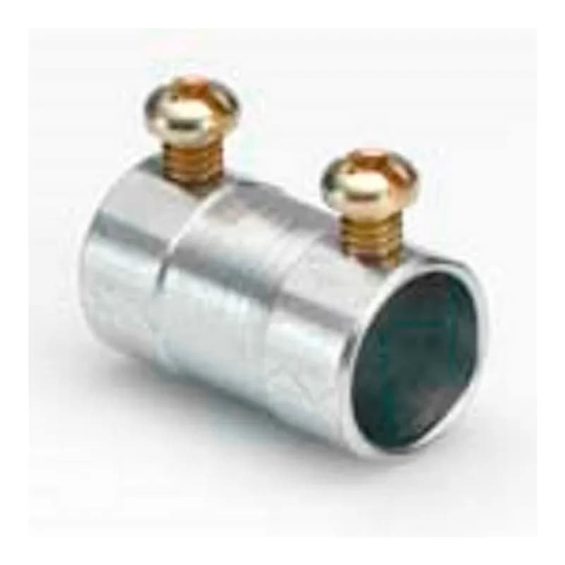 Coupling, Set Screw, Made in the USA Steel, Size 1 1/2 Inch.