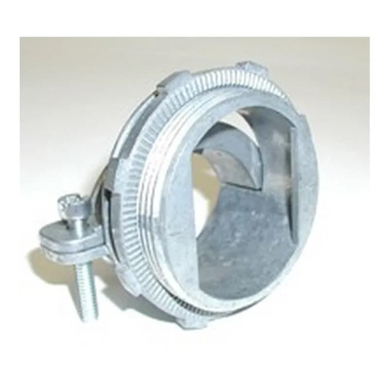 Connector, Strap, Two Screw, Zinc Die Cast, Size K.O. 1-1/2 Inch, Rectangular throat