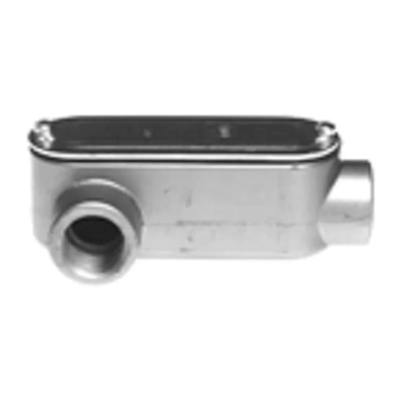 Rigid and IMC Conduit Body, Type LR, Aluminum, Cover and Gasket, Size 2-1/2 Inch