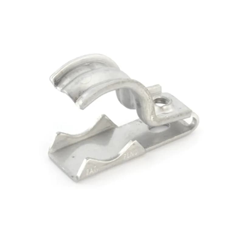 NSI Industries UCSS-5075 - One piece clamp back and strap combination, 1 hole, Stainless Steel, 1/2" - 3/4" Trade Size