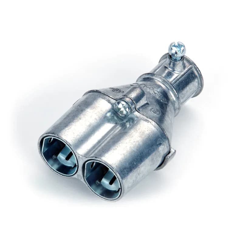 NSI Industries 4156-DC - Mighty-Merge® Transition Fittings, 1/2" EMT to Duplex AC/MC Coupling