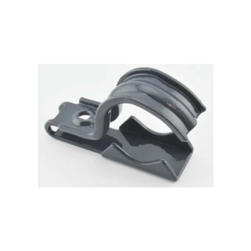 NSI Industries UCSC125150 - One piece clamp back and strap combination, 1 hole, Steel, 1-1/4" - 1-1/2" Trade Size, Polyolefin Coated