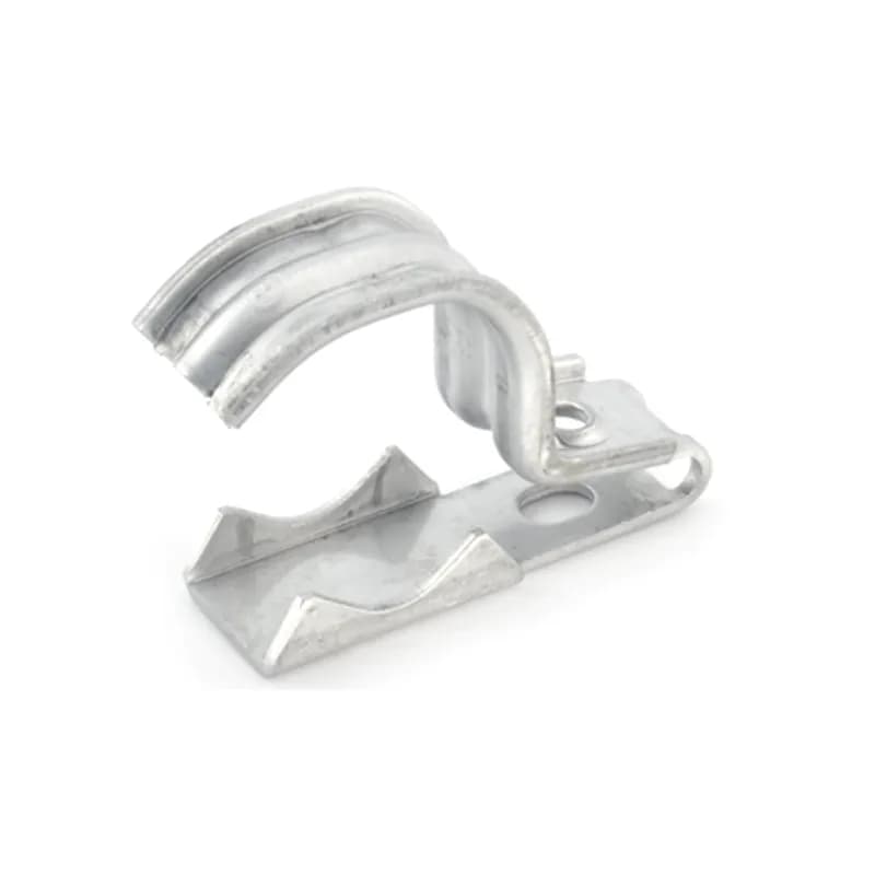 NSI Industries UCSS100125 - One piece clamp back and strap combination, 1 hole, Stainless Steel, 1" - 1-1/4" Trade Size
