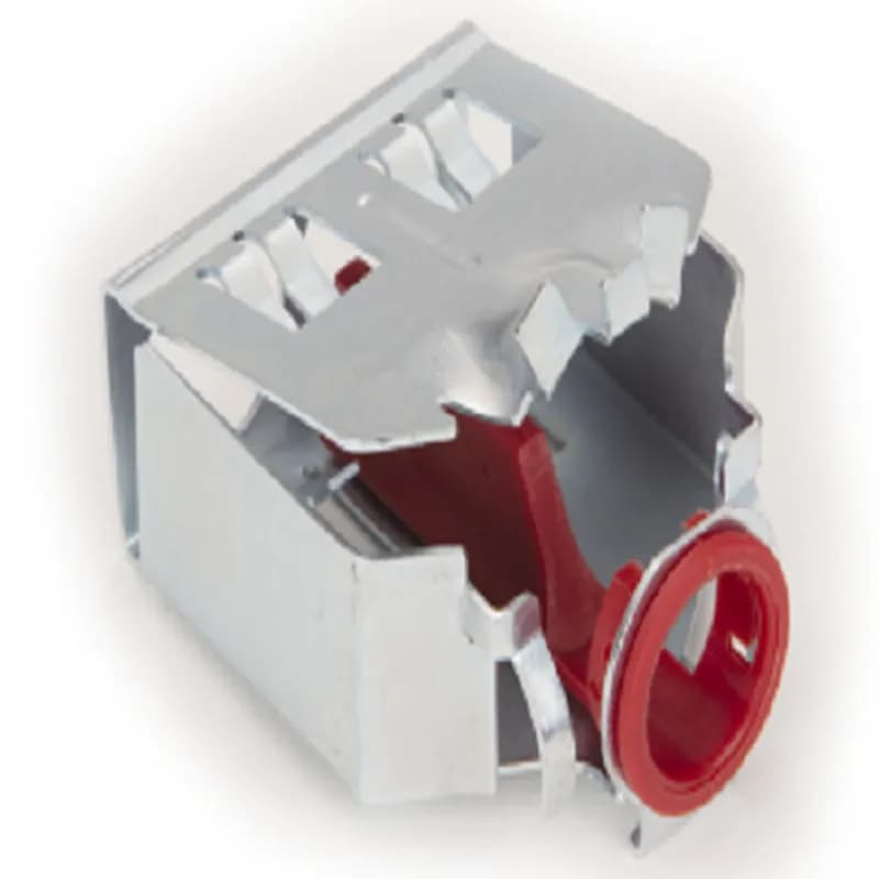 NSI Industries AMC-52QI - Connector, Duplex, E-Z Lock, Steel, .375 Inch Throat Opening, No Tools Required. Quick Install. Patented