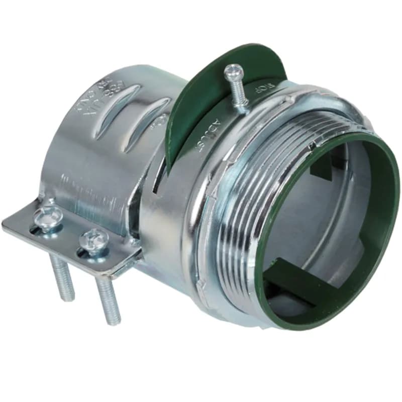NSI Industries 688-UIX - Connector, Adjustable Endstop, MC Feeder Cable, Two Screw, Steel, Larger Cable Range