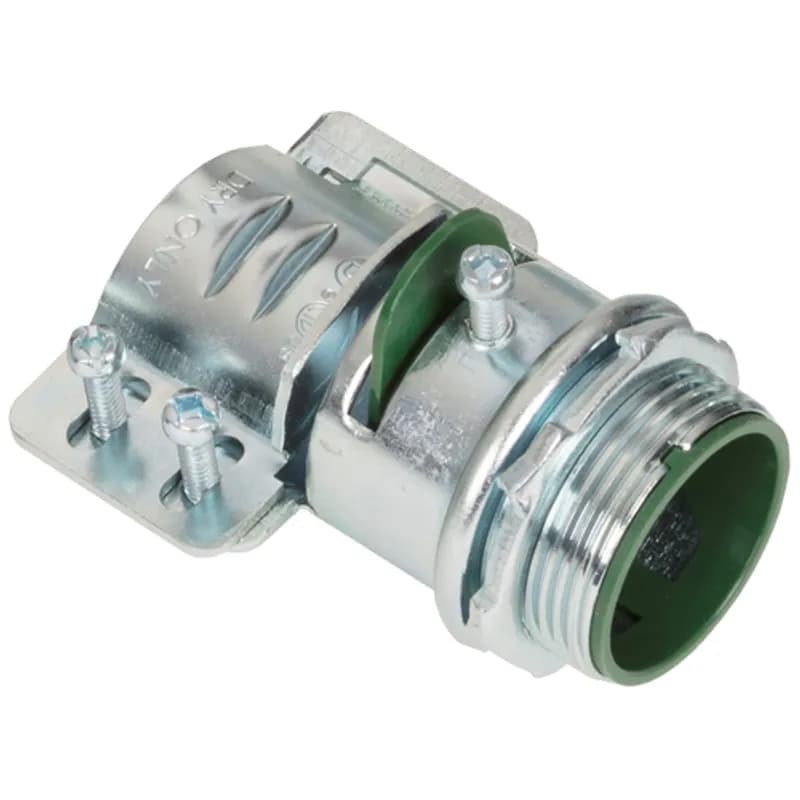 NSI Industries 684-UI - Connector, Adjustable Endstop, MC Feeder Cable, Two Screw, Steel, 1-1/4 Inch