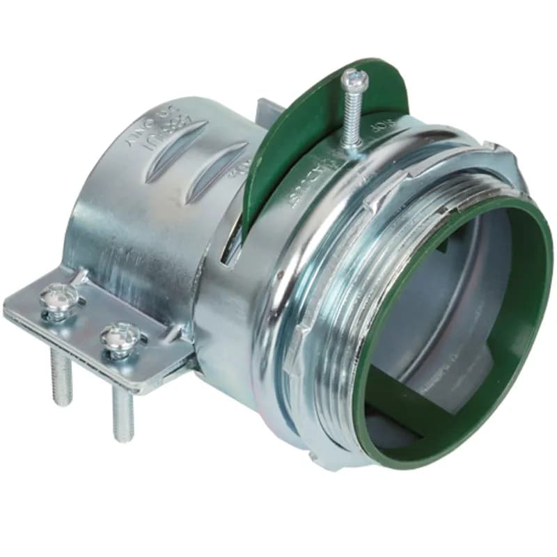 NSI Industries 688-UI - Connector, Adjustable Endstop, MC Feeder Cable, Two Screw, Steel, 3 Inch
