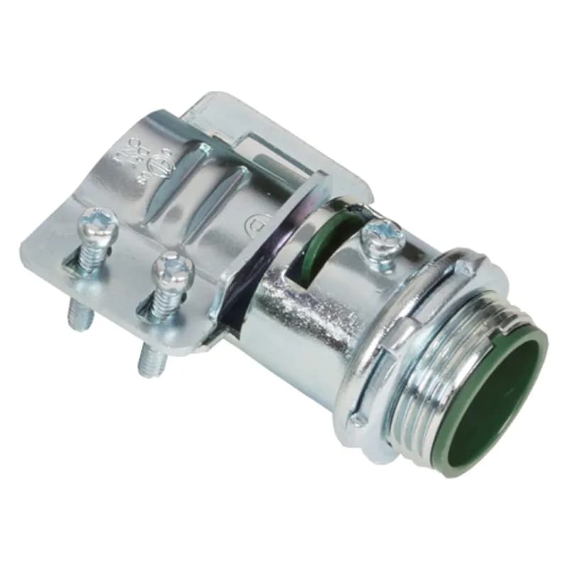 NSI Industries 683-UI - Connector, Adjustable Endstop, MC Feeder Cable, Two Screw, Steel, 1 Inch