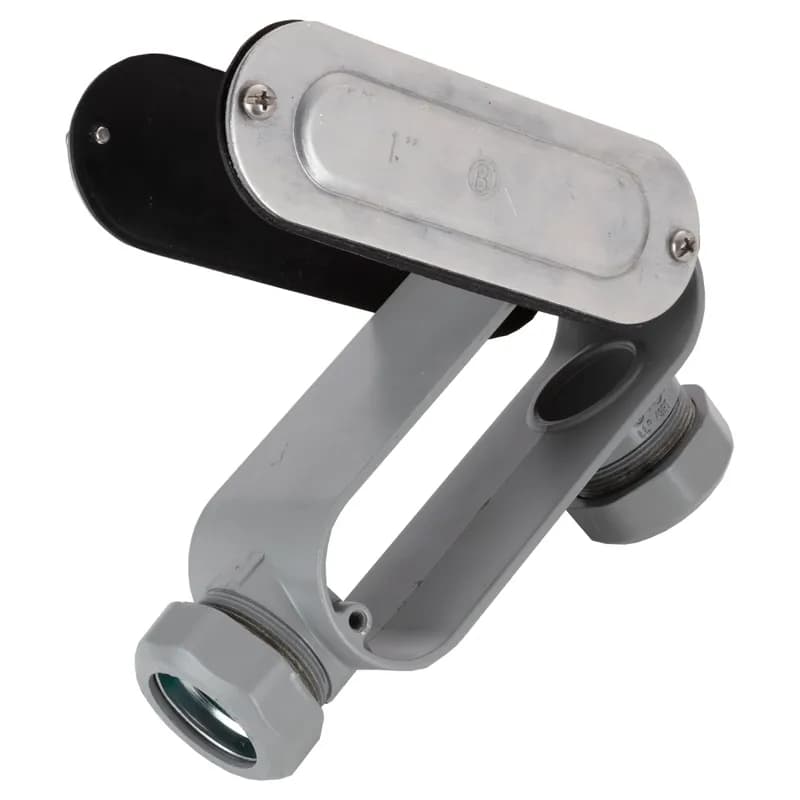 NSI Industries LLR-43RT - EMT Conduit Body With Integral Raintight Connector, Type LLR, Set Screw, Aluminum, Size 1 Inch