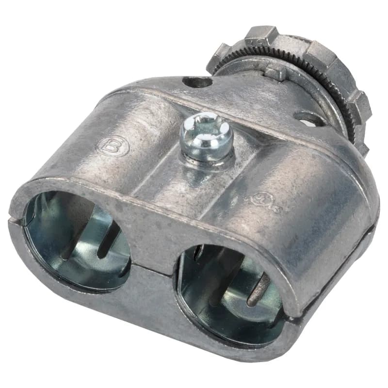 NSI Industries 3838-DC2 - 3/8" Duplex E-Z LOCK Connector